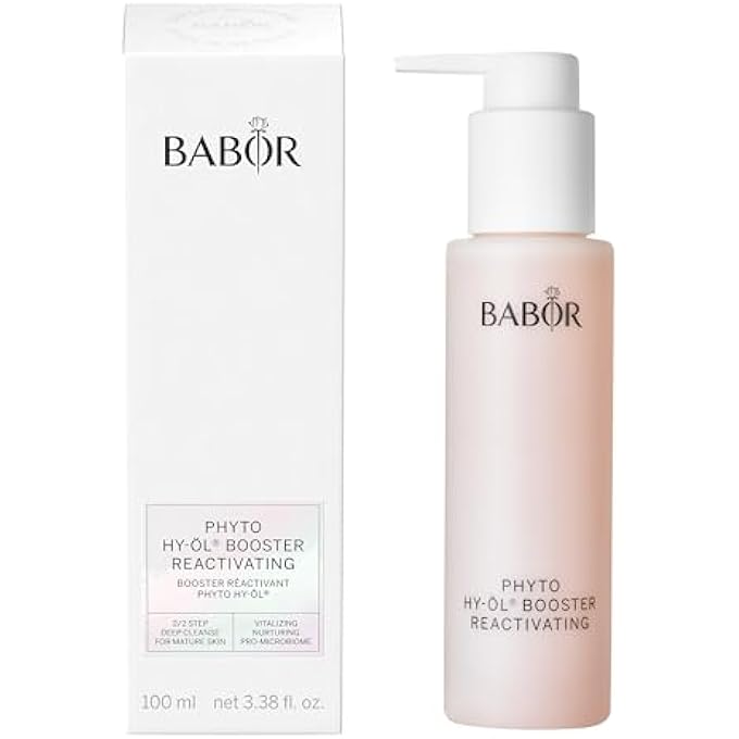 Babor PHYTO HY-OIL BOOSTER REACTIVATING FOR TIRED SKIN, FACIAL CLEANSER FOR USE WITH HY-OIL, WITH WHITE TEA AND GINSENG, VEGAN FORMULA, PHYTOACTIVE REACTIVATING, 1 X 100 ML - Image 1